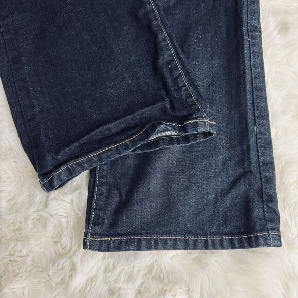 Mossimo Modern Bootcut Jeans 16 (38x32.5) Dark Wash Blue Denim Stretch Womens - Picture 6 of 8